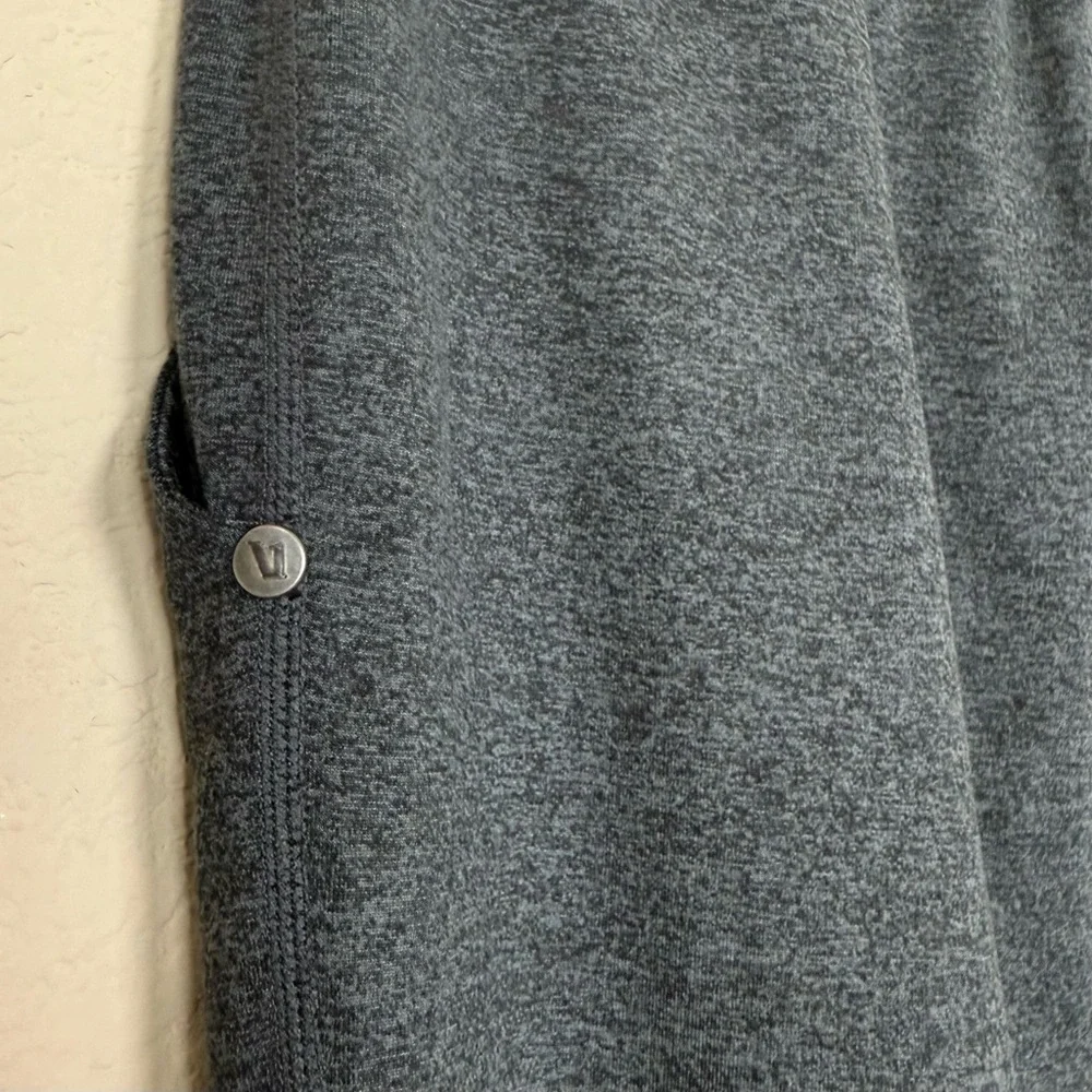 Vuori Ponto Performance Charcoal Heather Gray Tapered Leg Pant‎ Size Small